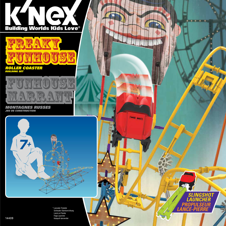 Freaky Funhouse Roller Coaster 14409 instruction manual