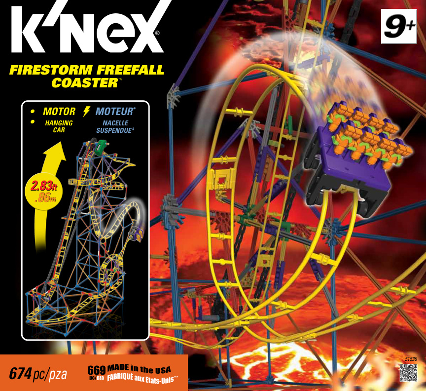 Firestorm Freefall Coaster 51539 instruction manual