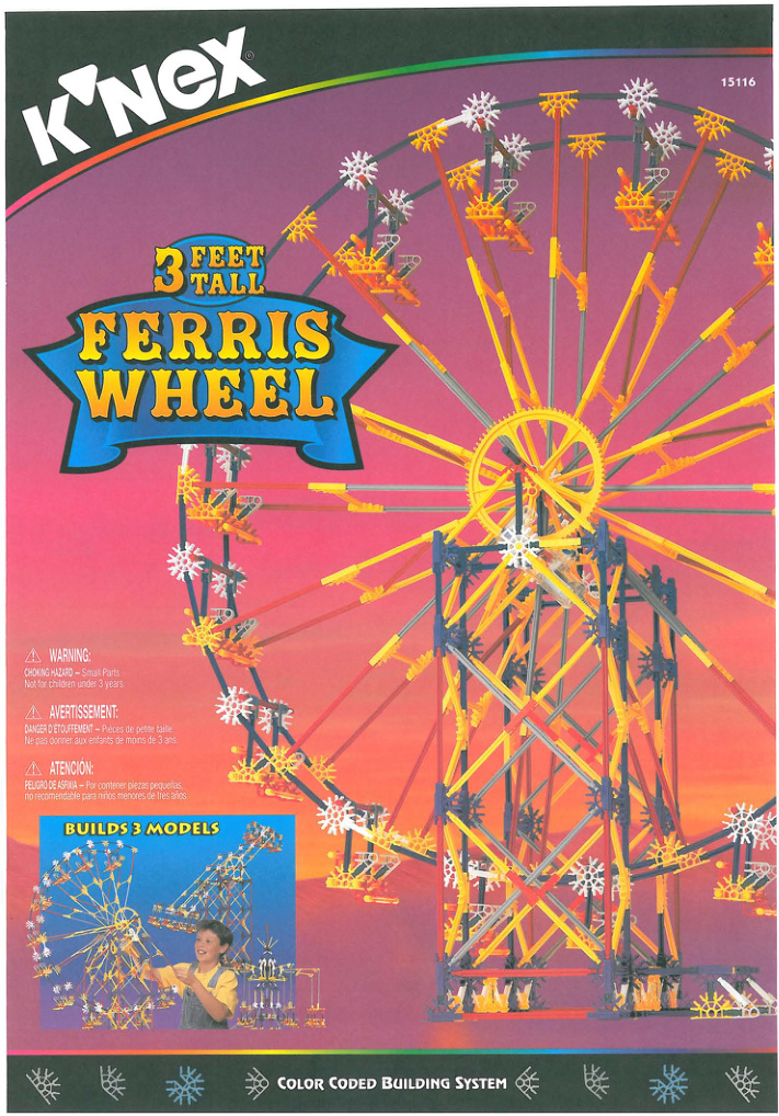 Ferris Wheel 3 Foot Tall 15116 instruction manual