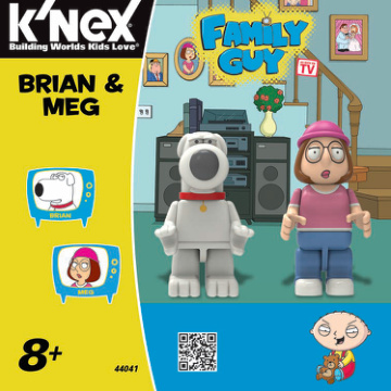 Family Guy Brian and Meg 44041 instruction manual