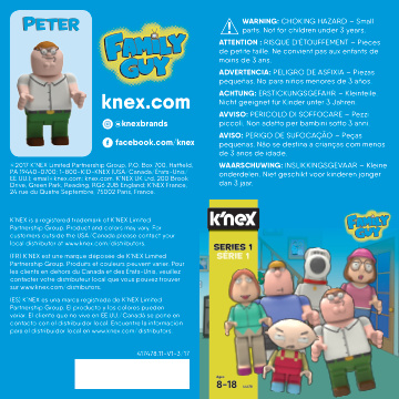 Family Guy All Figures 44478 instruction manual