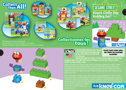 Elmo 27s Chilly Day 85262 instruction manual