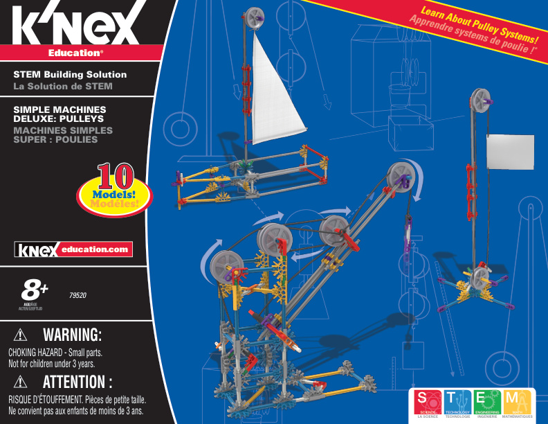 Education Simple Machines Deluxe Pulleys 79520 instruction manual