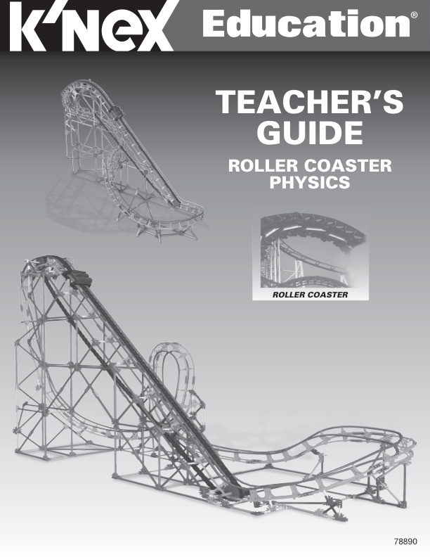 Education Roller Coaster Physics Teachers Guide 78880 instruction manual