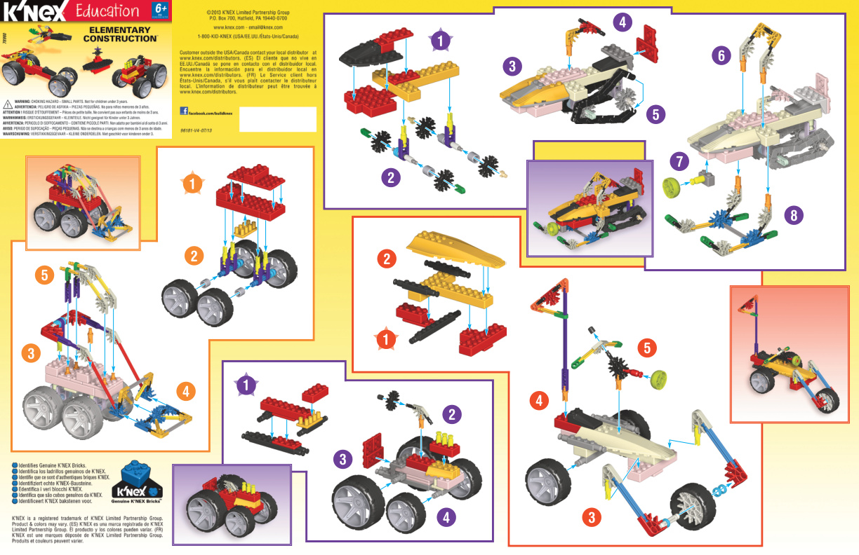 Education Elementary Construction 78980 instruction manual