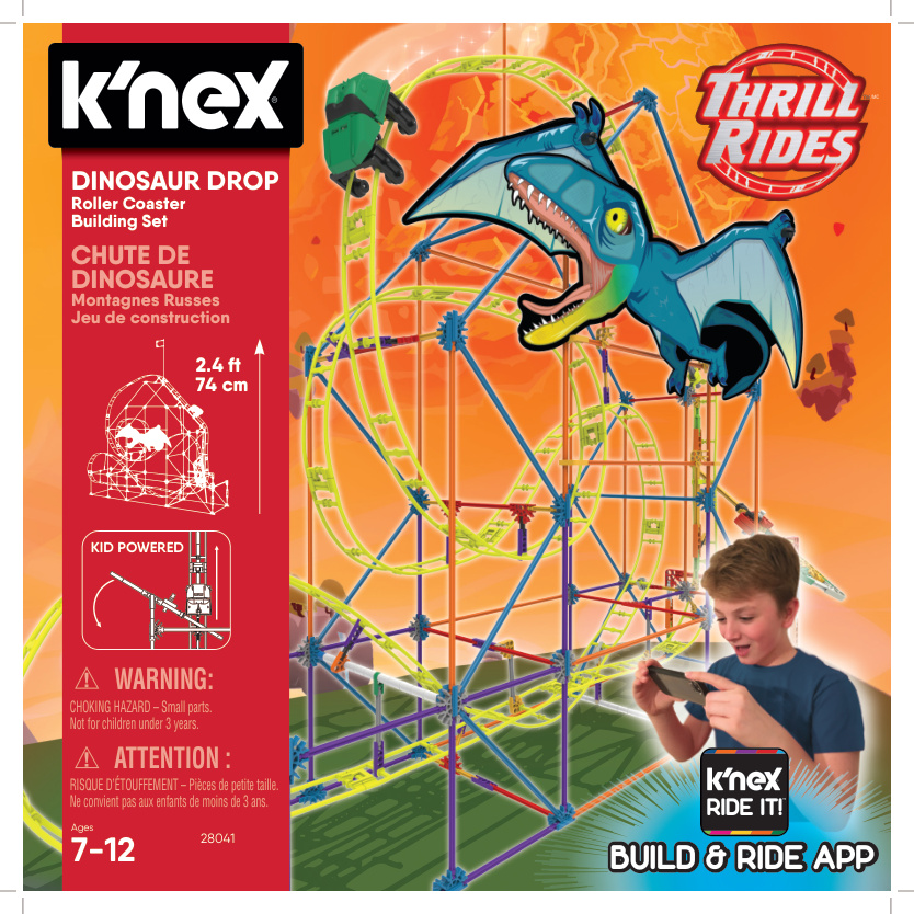 Dinosaur Drop Roller Coaster 28041 instruction manual