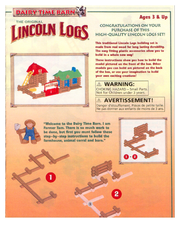 Dairy Time Barn 00924 instruction manual