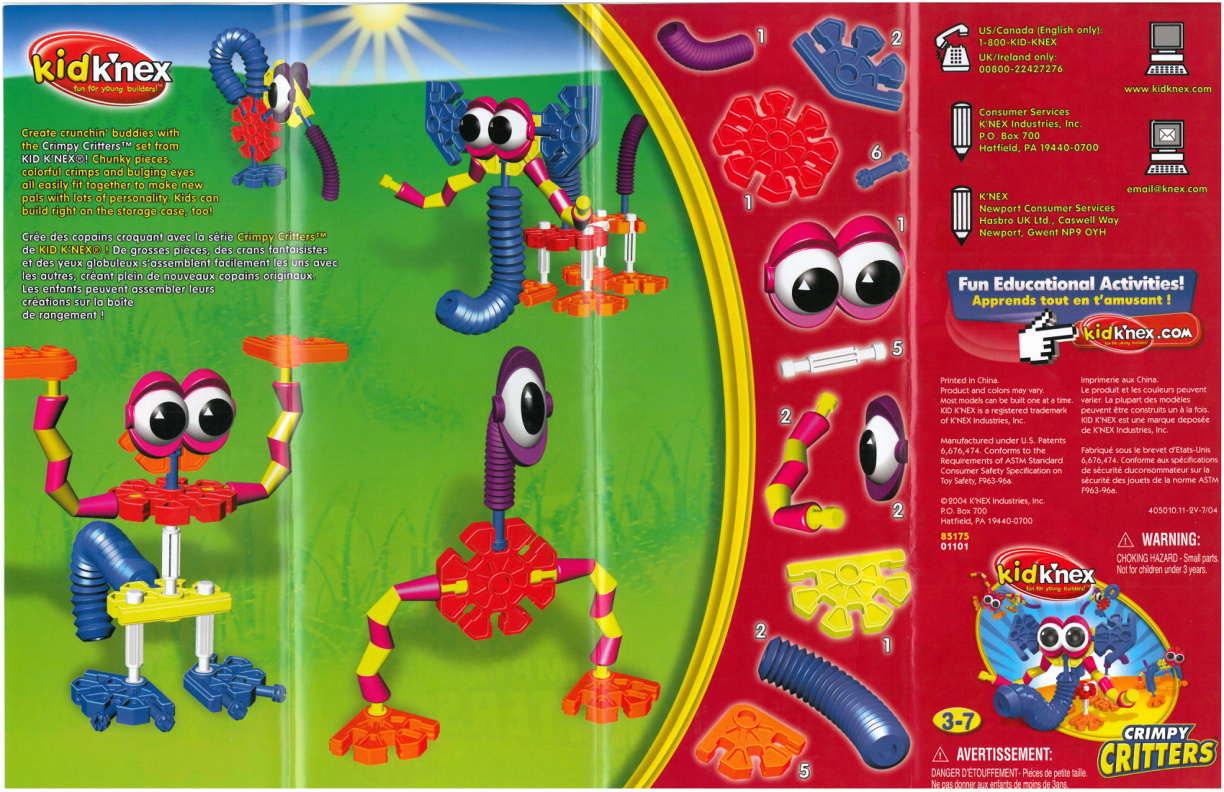 Crimpy Critters 85175 instruction manual