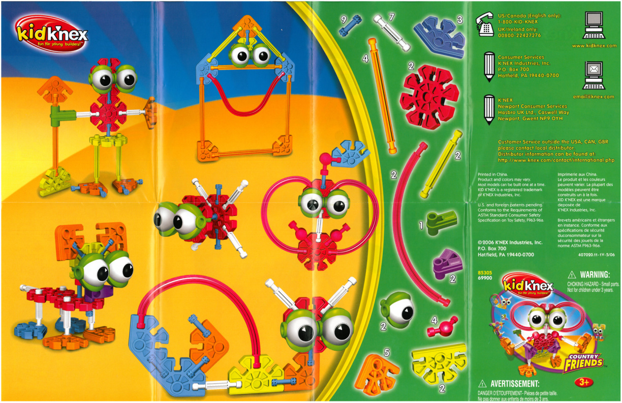 CountryFriends 85305 instruction manual