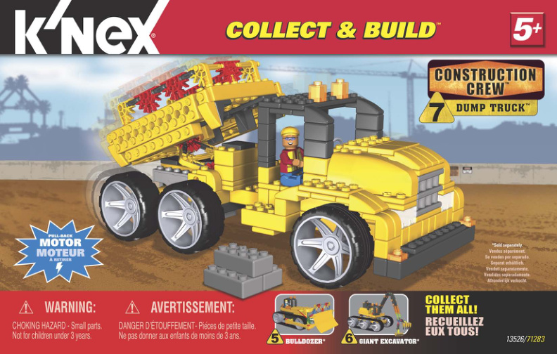 Construction Crew Dump Truck 13526 instruction manual