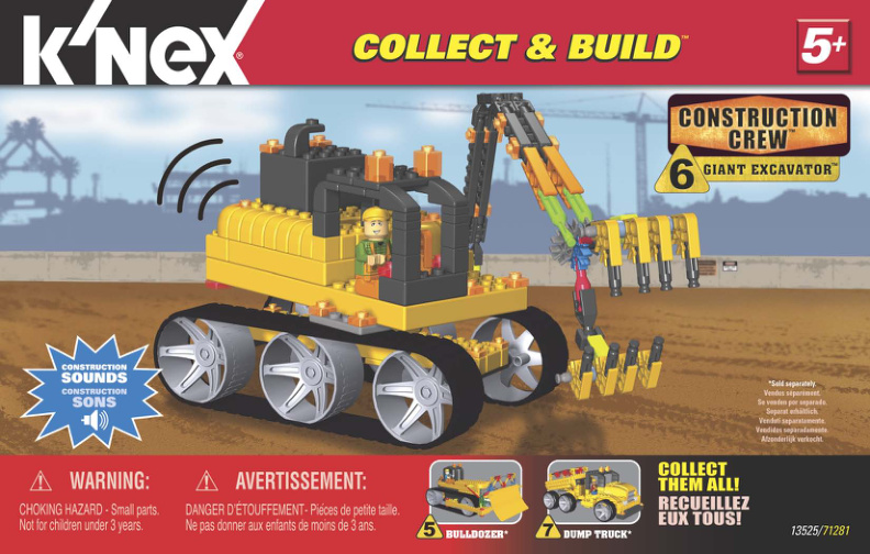 Construction Crew Giant Excavator 13525 instruction manual