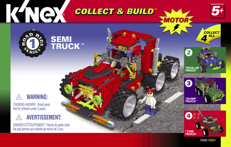 Collect and Build Road Rigs 1 Semi Truck 11906 instruction manual