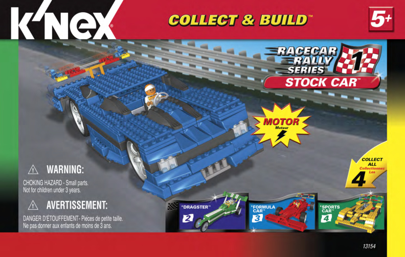 Collect and Build Racecar Rally 1 Stock Car 13154 instruction manual