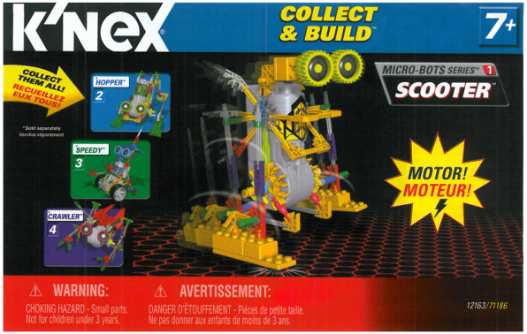 Collect and Build Micro Bots 1 Scooter 12163 instruction manual