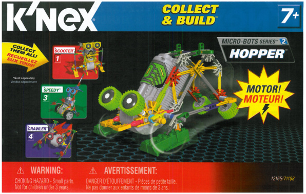 Collect and Build Micro Bots 2 Hopper 12165 instruction manual