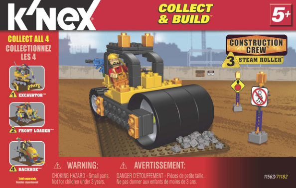 Collect and Build Construction Crew 3 Steam Roller 11563 instruction manual