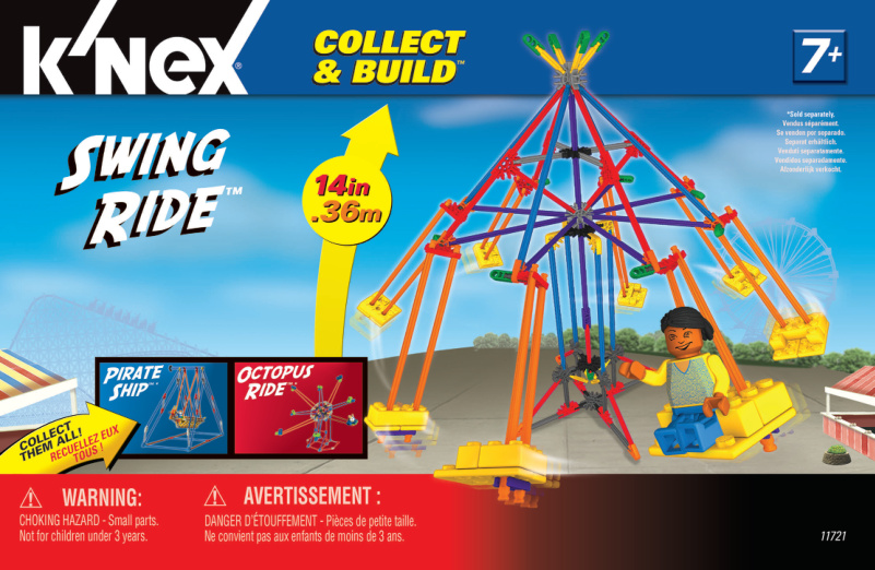 Collect and Build Amusement Park Micro Swing Ride 11721 instruction manual