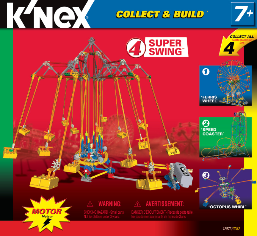 Collect and Build Amusement Park 4 Super Swing 12072 instruction manual