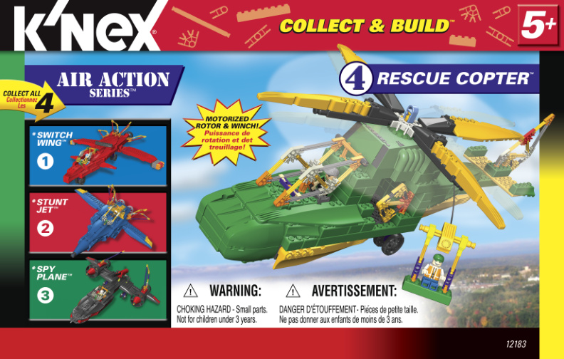 Collect and Build Air Action 4 Rescue Copter 12183 instruction manual