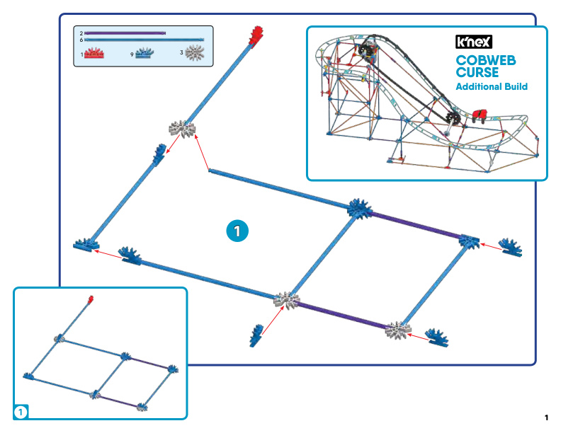 Cobweb Curse Roller Coaster Alt 51056 Instruction Manual PDF