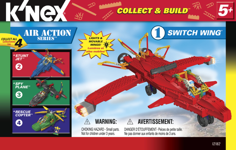 Collect and Build Air Action 1 Switch Wing 12182 instruction manual