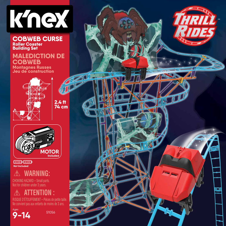 Cobweb Curse Roller Coaster 51056 instruction manual