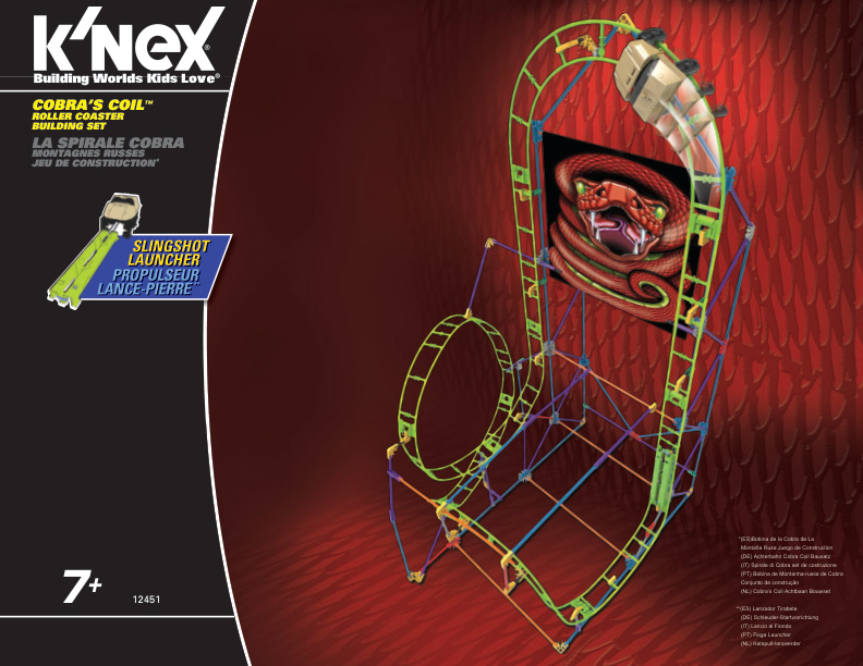 Cobras Coil Roller Coaster 12451 instruction manual