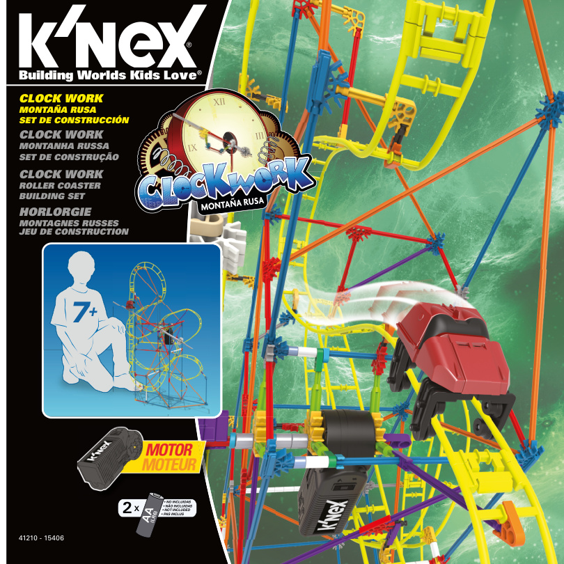 Clock Work Roller Coaster Fabrica de Juguetes Instrucciones 41210 instruction manual