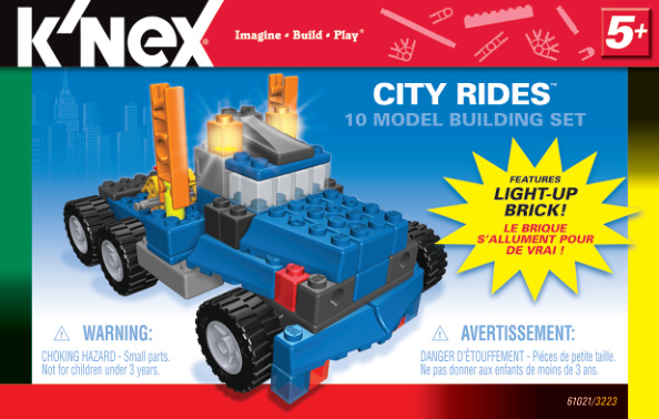 City Rides 10 Model Building Set 61021 instruction manual