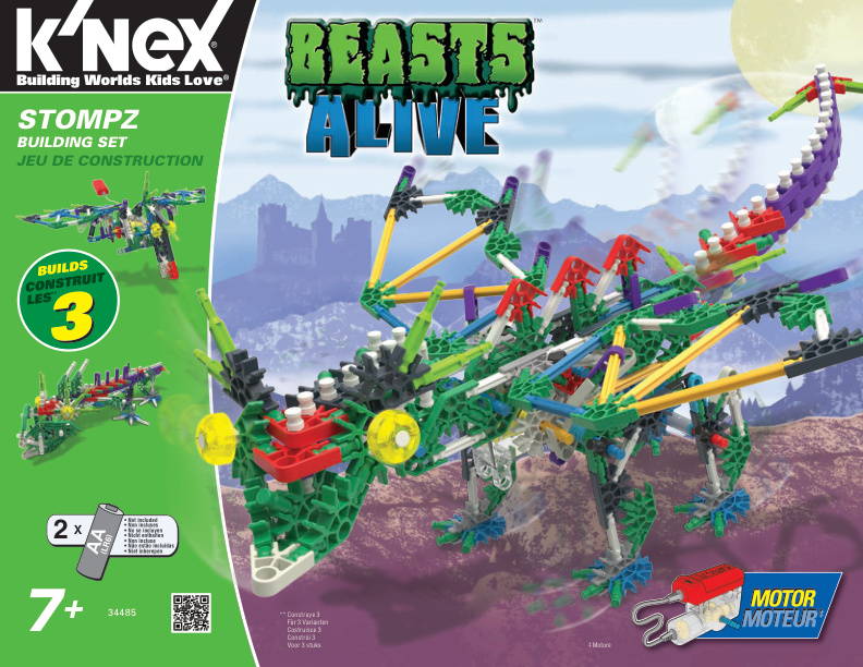 Beasts Alive Stompz 34485 Instruction Manual PDF | Knex.Parts