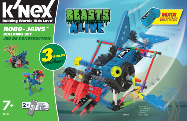 Beasts Alive Robo Jaws 34406 instruction manual