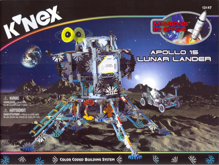 Apollo 15 Lunar Lander 13147 instruction manual