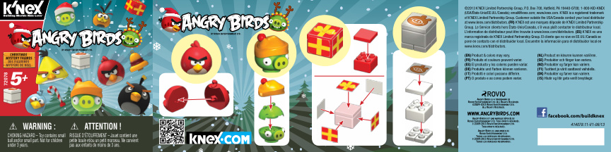 Angry Birds Mystery Bag XMAS 72078 instruction manual