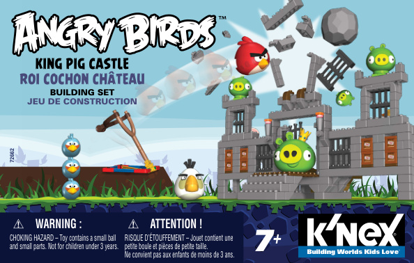 Angry Birds king pig castle 72662 instruction manual