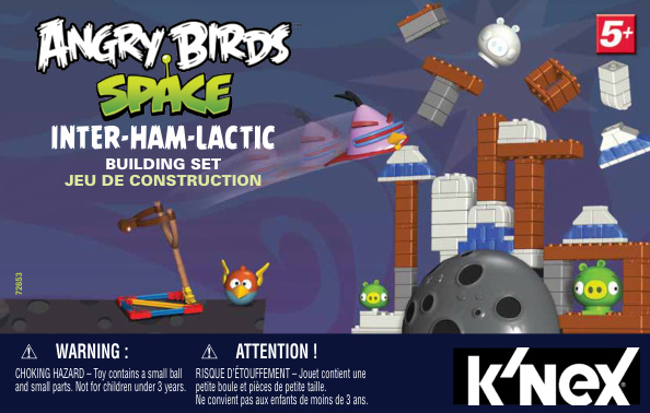 Angry Birds Inter Hamlactic 72653 instruction manual