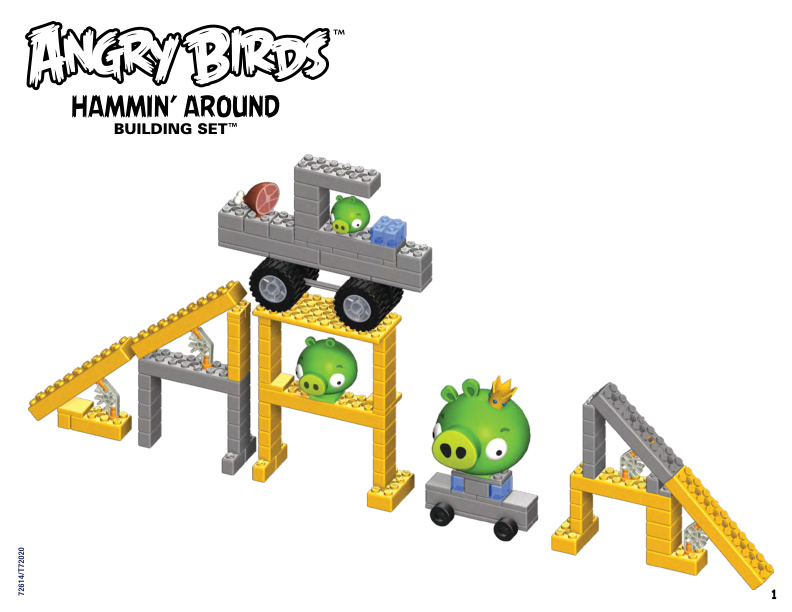 Angry Birds Hammin Around Detail 72614 instruction manual