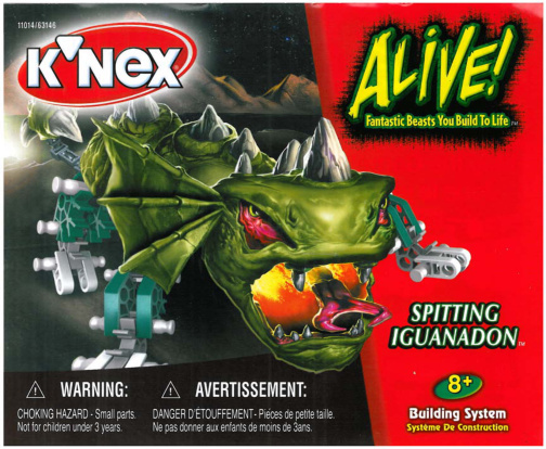 ALIVE Spitting Iguanadon 11014 instruction manual