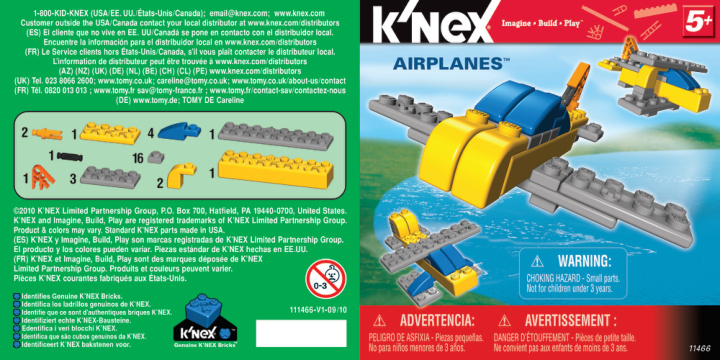 Airplanes 11466 instruction manual