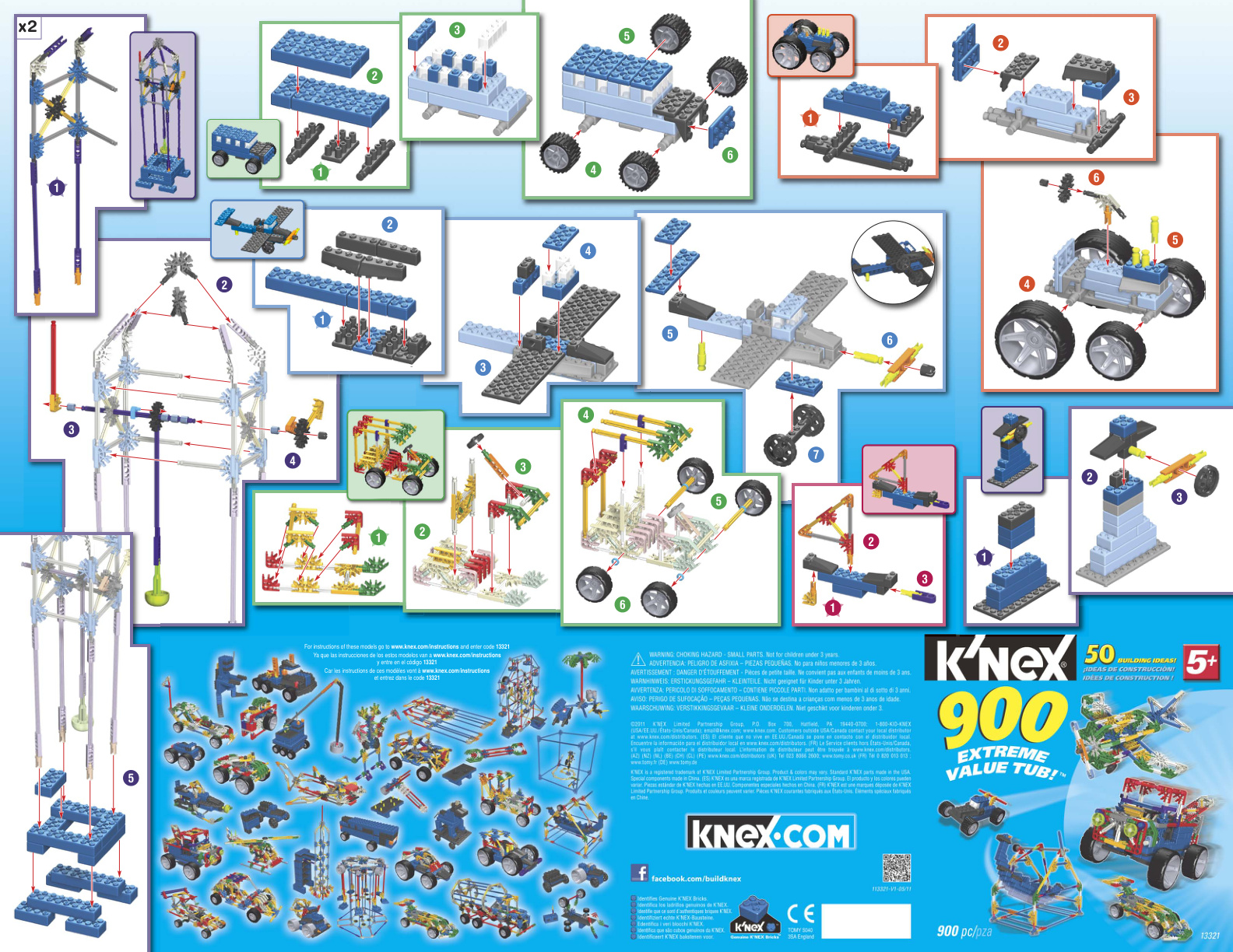900 Extreme Value Tub 13321 instruction manual