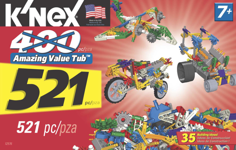 521pc Amazing Value Tub 12576 instruction manual