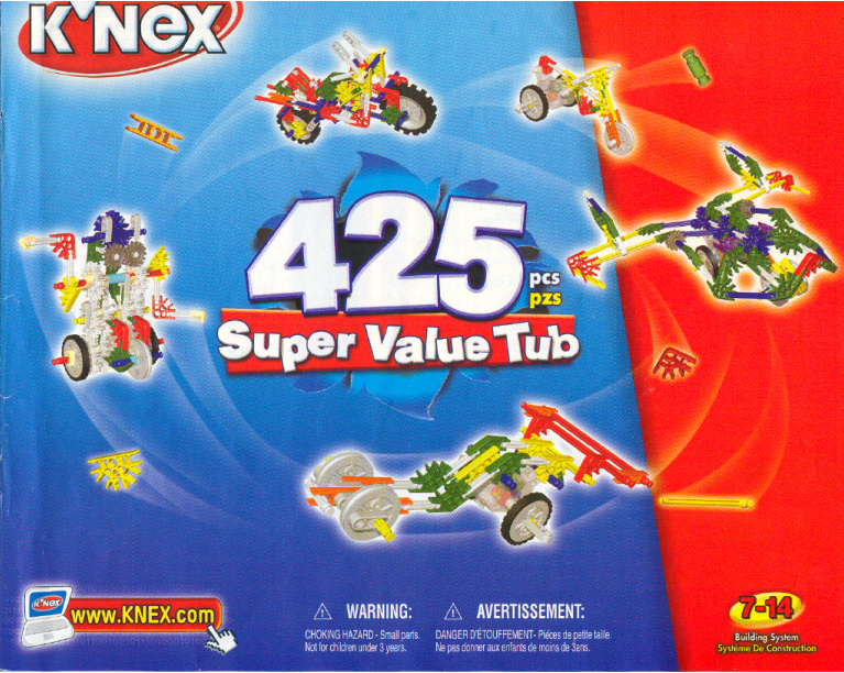 425 Piece Super Value Tub 34119 instruction manual