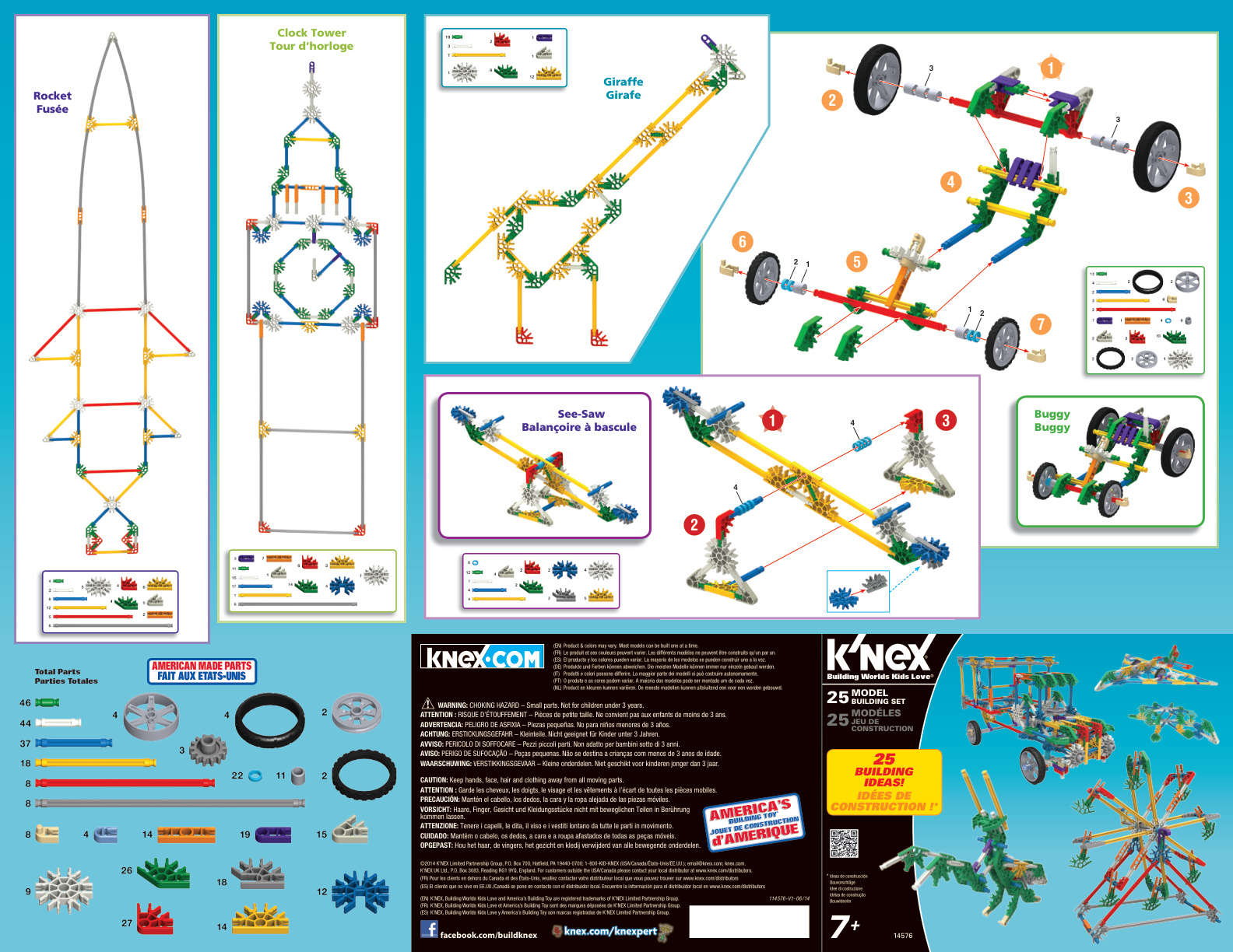 25 Model Treasure Chest 14576 instruction manual
