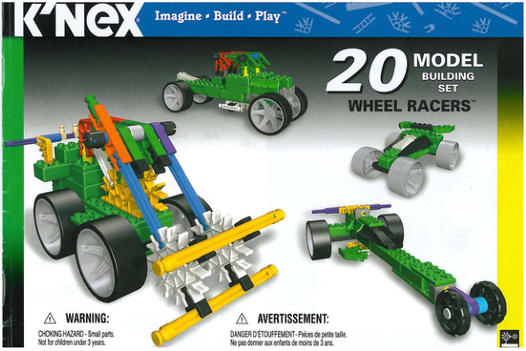 20 Model Builiding Set Wheel Racers 12310 instruction manual