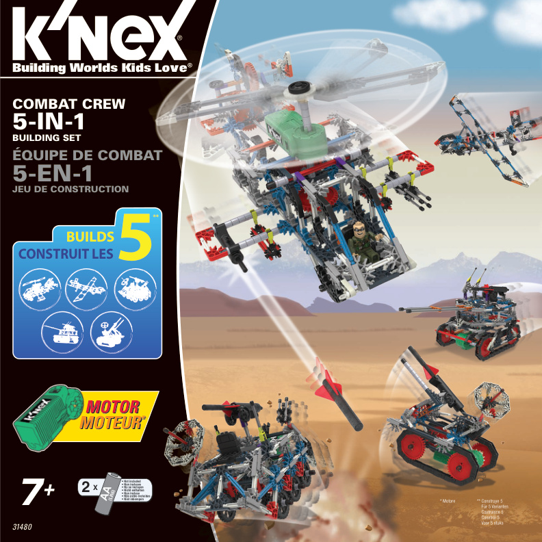 5 in 1 Combat Crew 31480 instruction manual