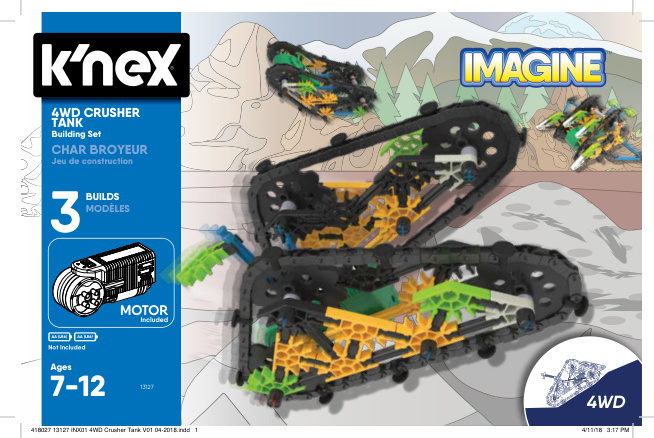 4WD Crusher Tank 13127 instruction manual