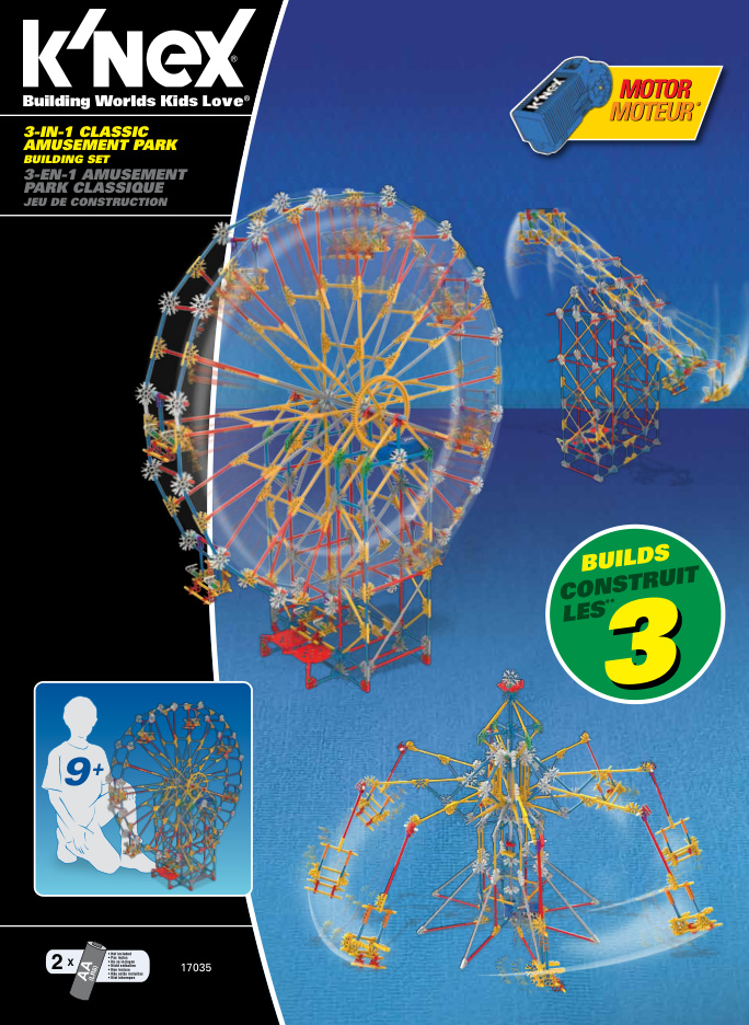 3 in 1 Classic Amusement Park 17035 instruction manual