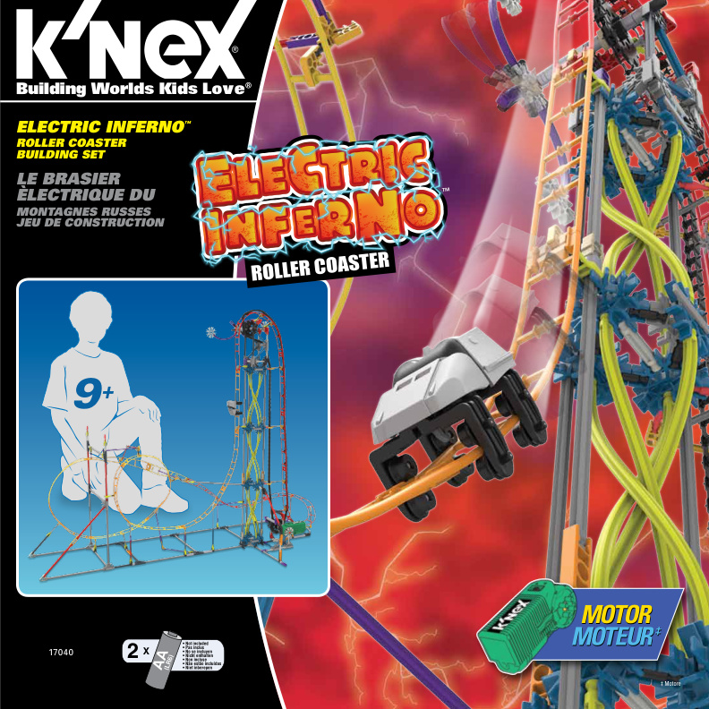 Electric Inferno Roller Coaster 17040 instruction manual