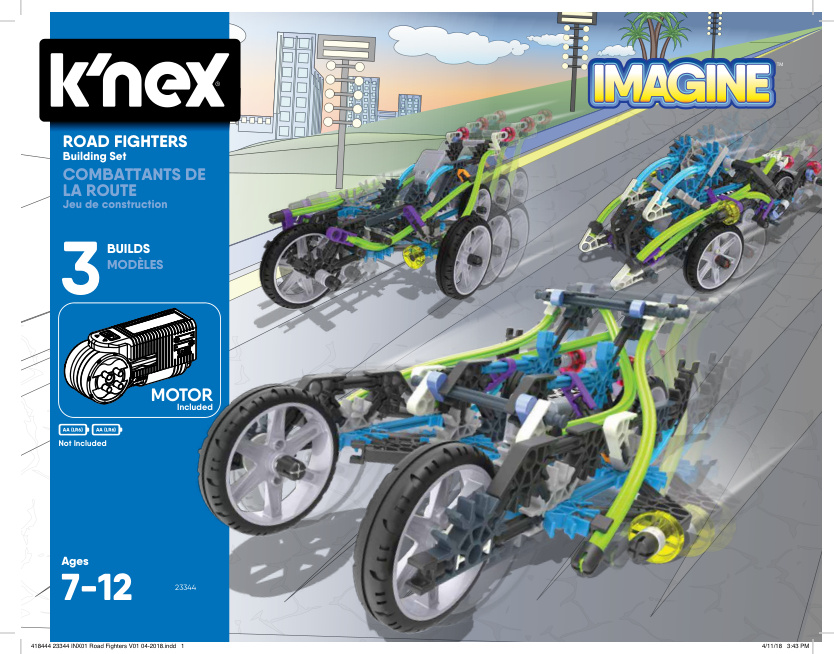 Road Fighters 23344 instruction manual
