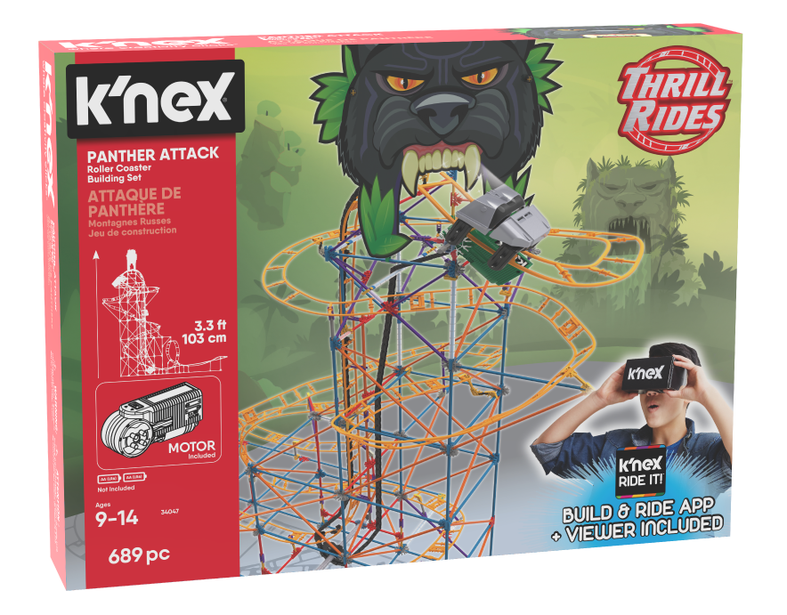 34047 KNEX Panther Attack Roller Coaster Alt instruction manual