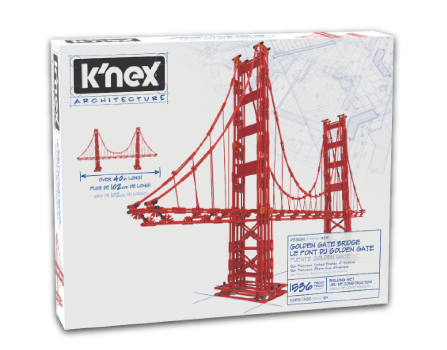 15240 KNEX Arch Golden Gate Bridge INX instruction manual